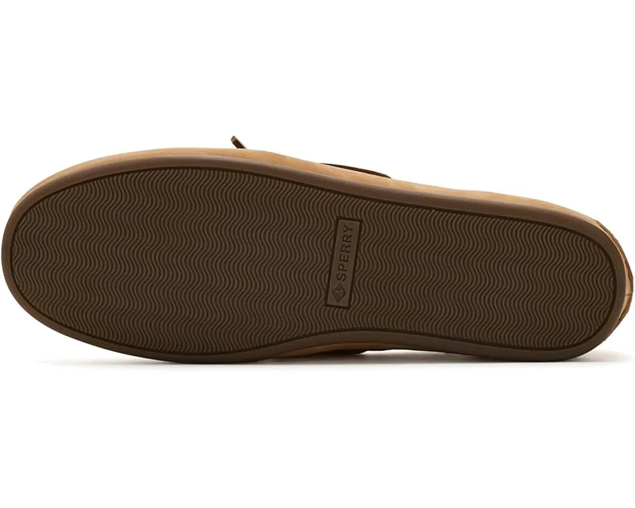 Кроссовки Sperry Slimboat из темно-коричневой кожи с 360° шнуровкой