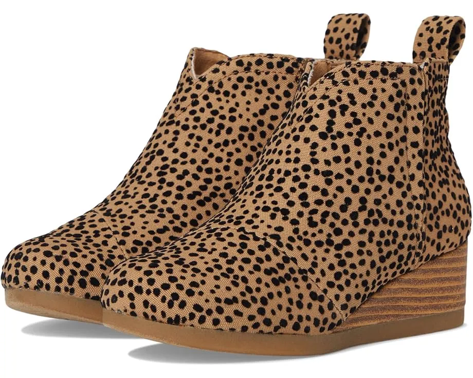 Детские сапожки TOMS Kids Clare на клиновидном каблуке с молнией