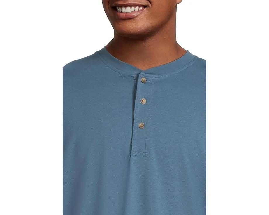 Хенли L.L.Bean Carefree Unshrinkable Tee с длинным рукавом из мягкого хлопка