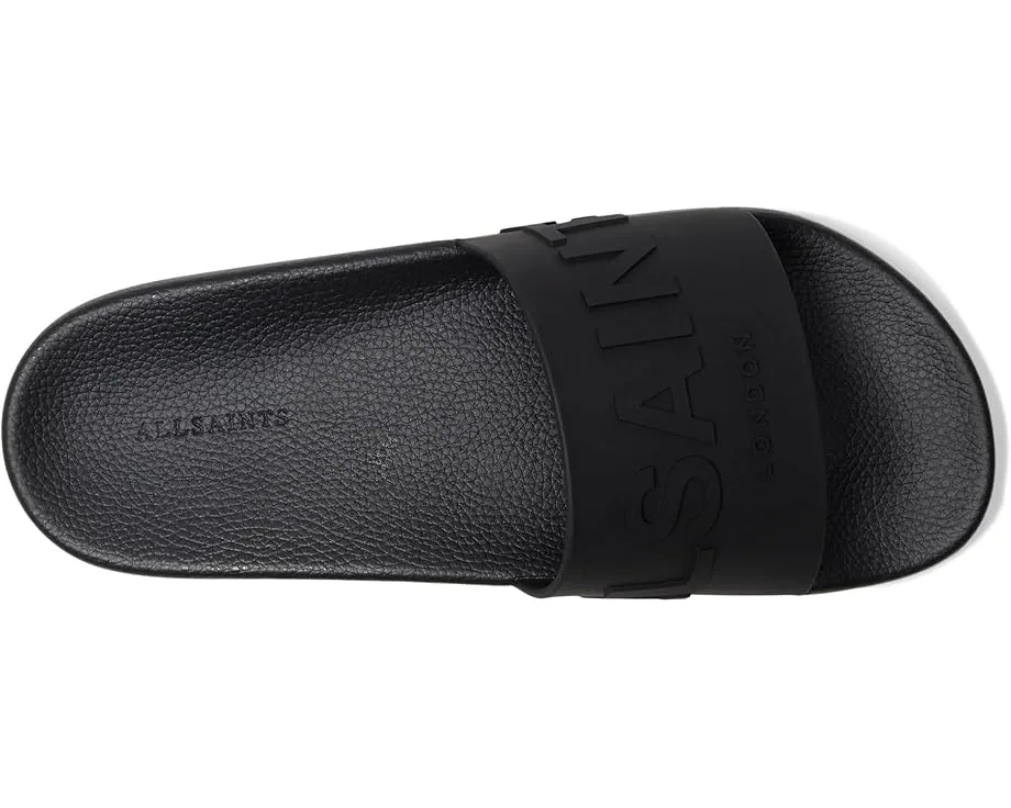 Сандалии AllSaints Biggy Slider с резиновым верхом и стелькой из ЭВА