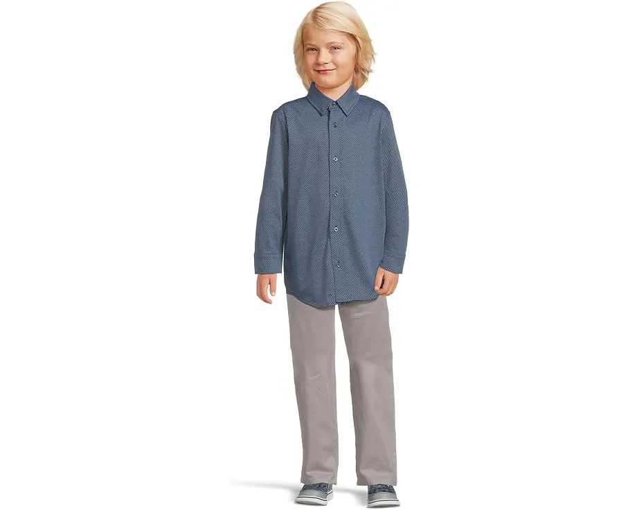 Рубашка Johnston & Murphy Kids XC Flex Stretch с длинным рукавом
