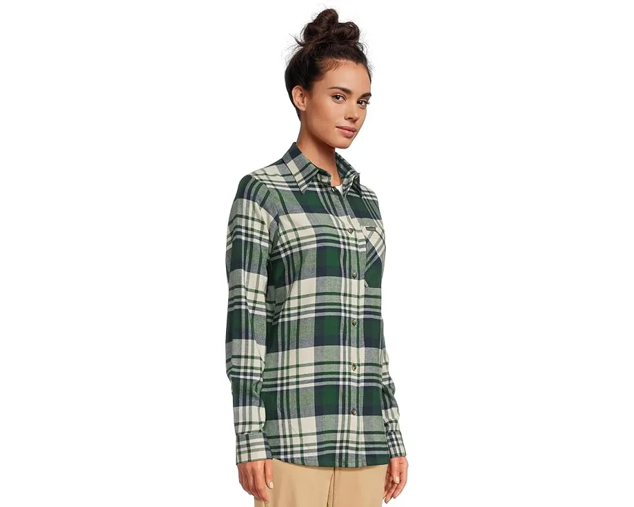 Рубашка Columbia Calico Basin Flannel с длинным рукавом и клетчатым принтом