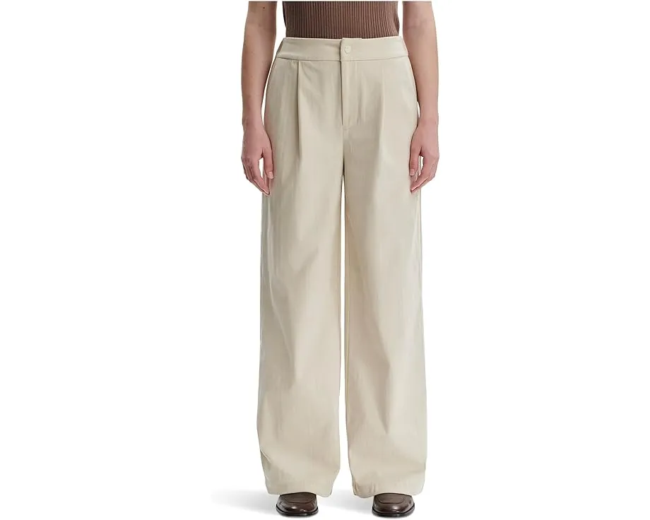 Широкие брюки Rocio от Varley с высокой посадкой и застежкой на молнию