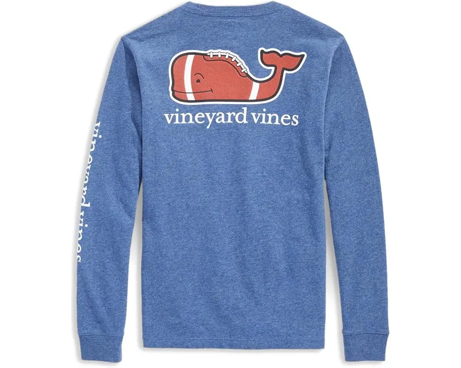 Детская футболка с длинным рукавом и карманом Vineyard Vines