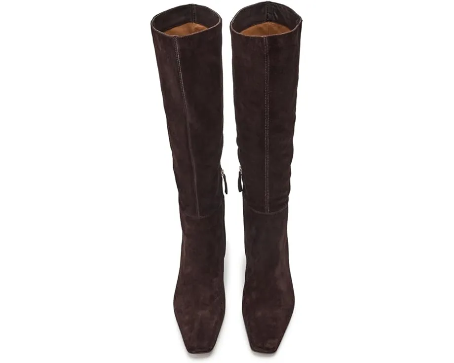 Высокие сапоги Madewell Lexie из замши с квадратным носком