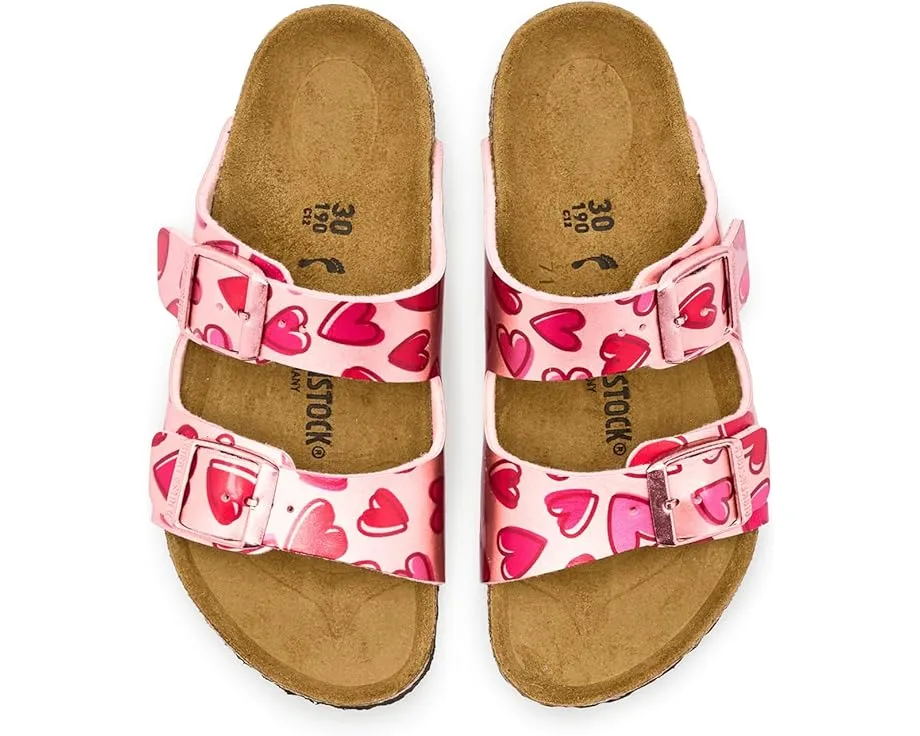 Детские сандалии Birkenstock Kids Arizona Printed с принтом и пробковой стелькой