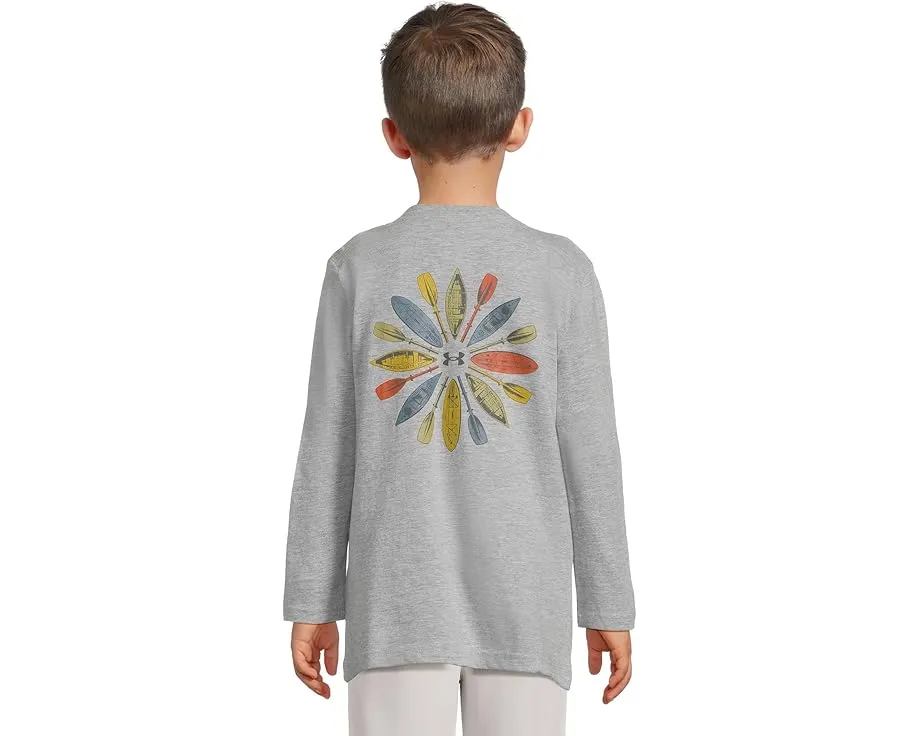 Футболка Under Armour Kids Outdoor Ocean с длинными рукавами и принтом