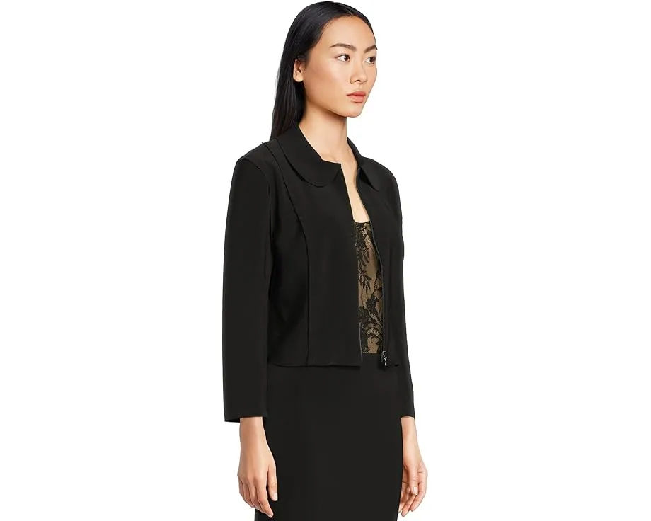 Короткое жакет Girl Jacket от Norma Kamali с воротником и молнией