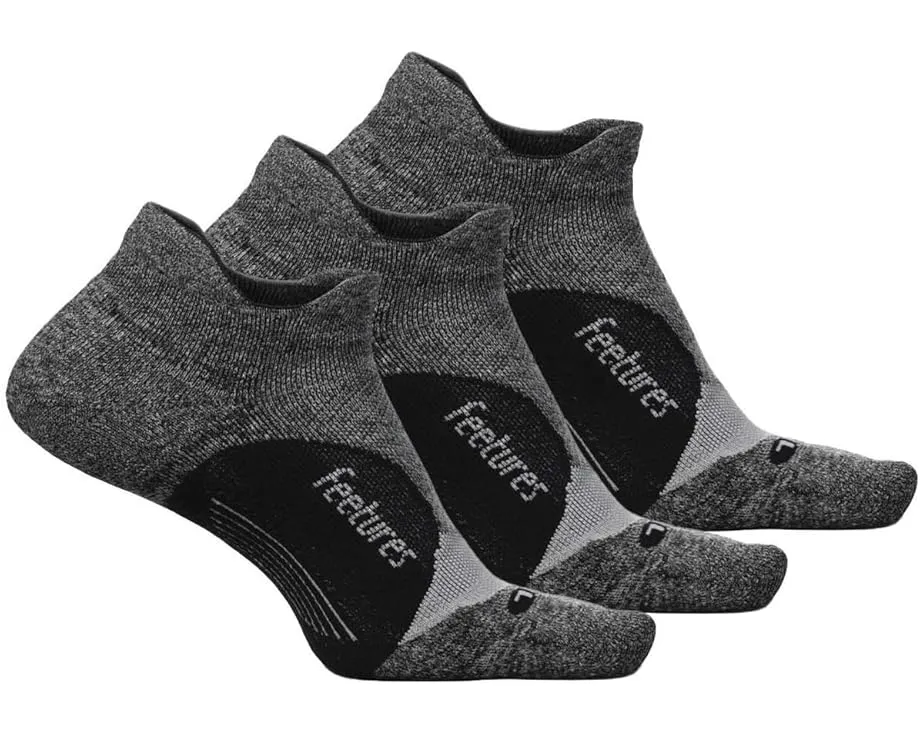 Носки для бега Elite Light Cushion No Show Tab с поддержкой свода стопы Feetures