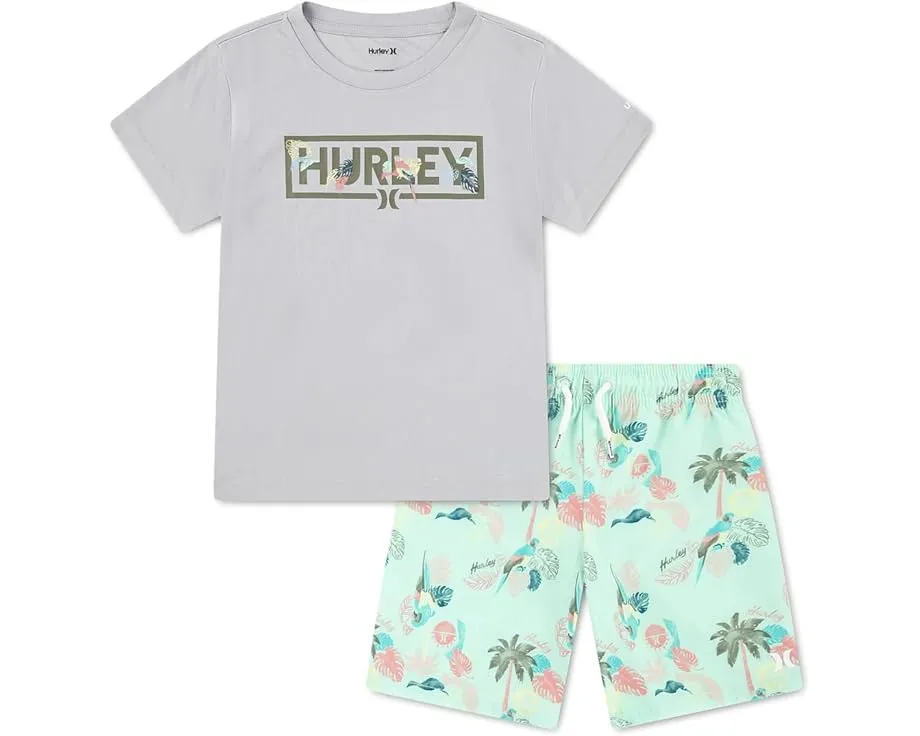 Hurley Kids купальный комплект Parrot-Dise с тропическим принтом