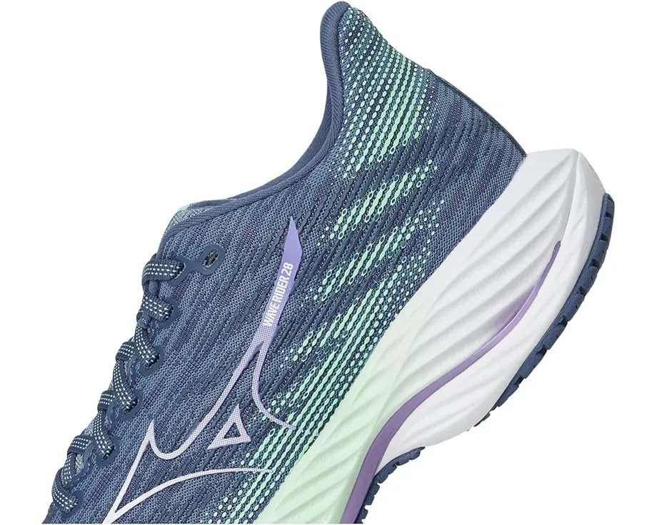 Женские кроссовки Mizuno Wave Rider 28 с технологией ENERZY NXT
