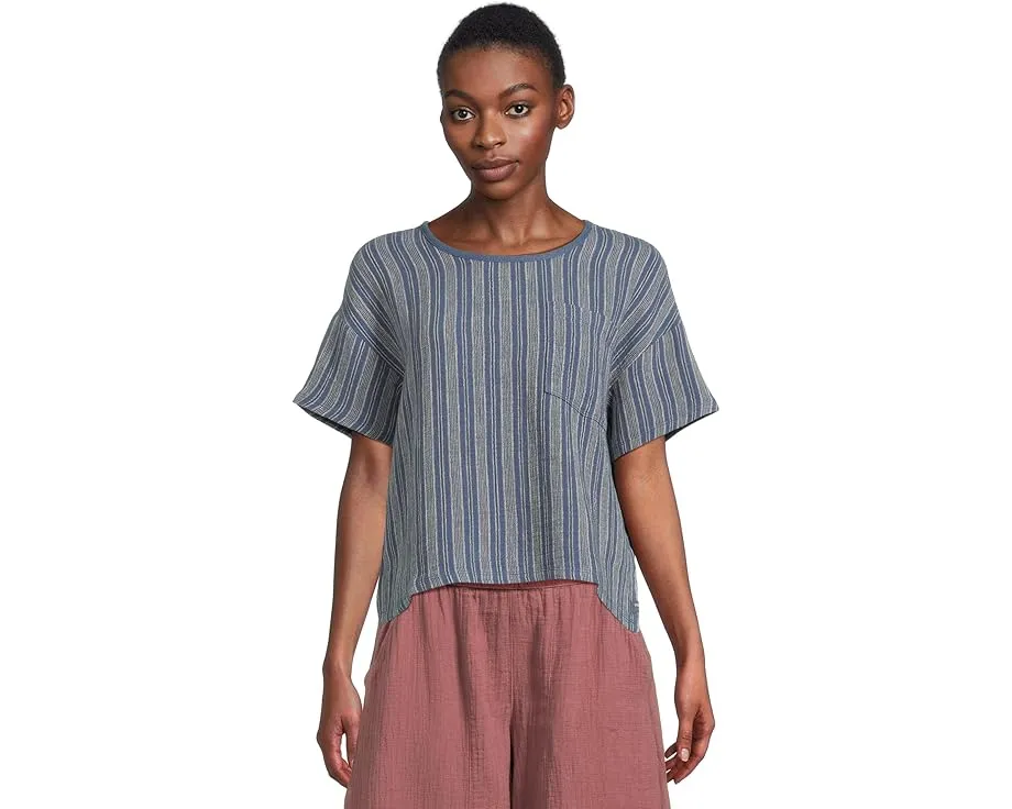 Короткая блуза Toad&Co Tate из конопли и органического хлопка