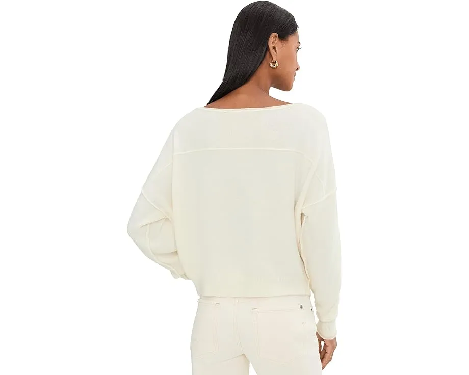 Свободный свитер See Me с лодочкой и контрастной отделкой Free People