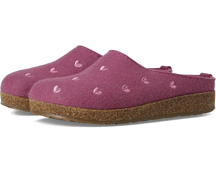 Клоги Cuorcini из чистой шерсти с пробковой стелькой Haflinger