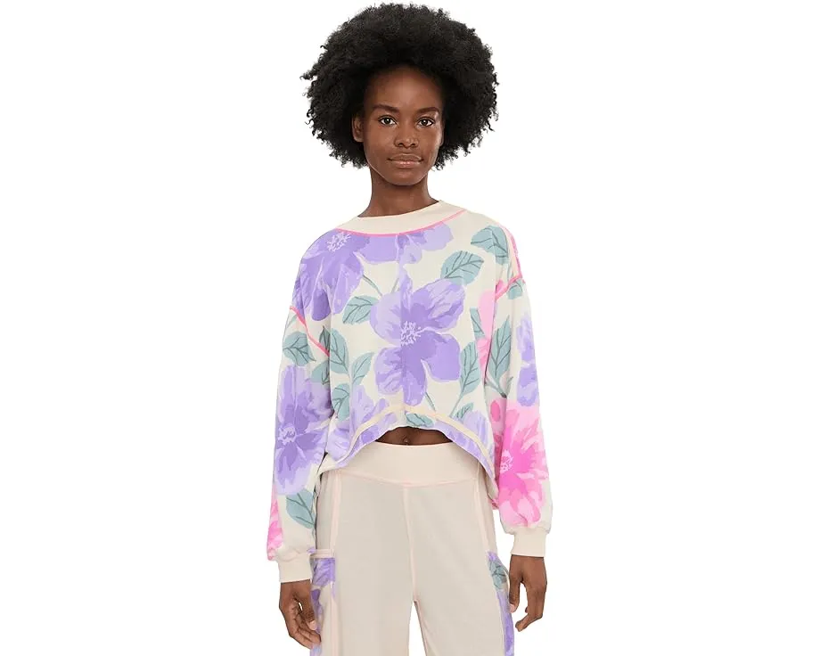 Free People пуловер Summer Loving Pullover с цветочным принтом
