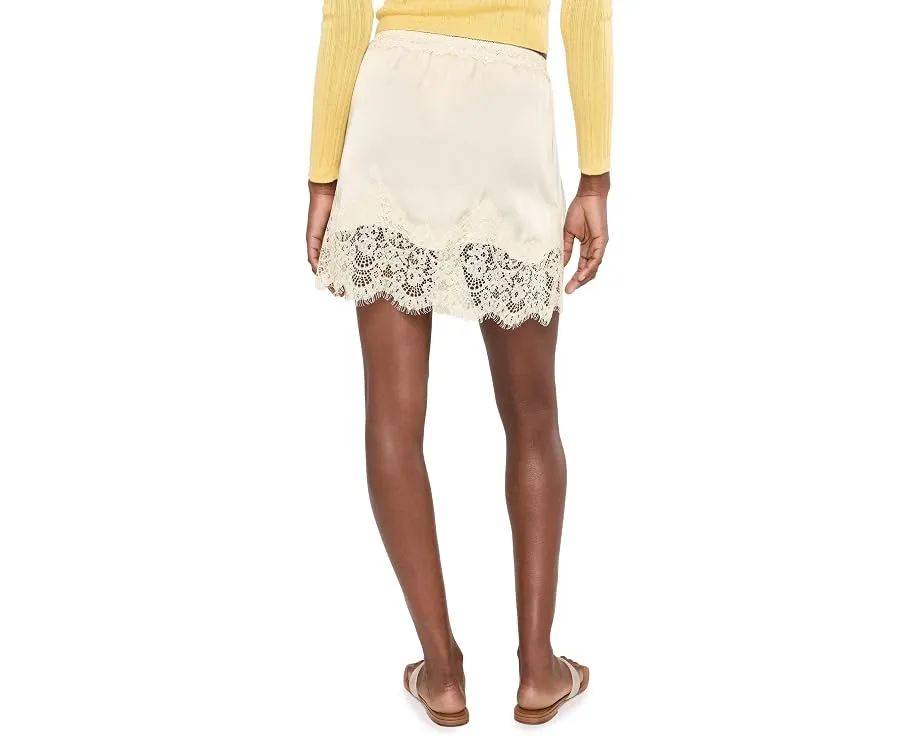 Нижняя юбка Free People Meet Me in The Middle 1/2 Slip кружевная