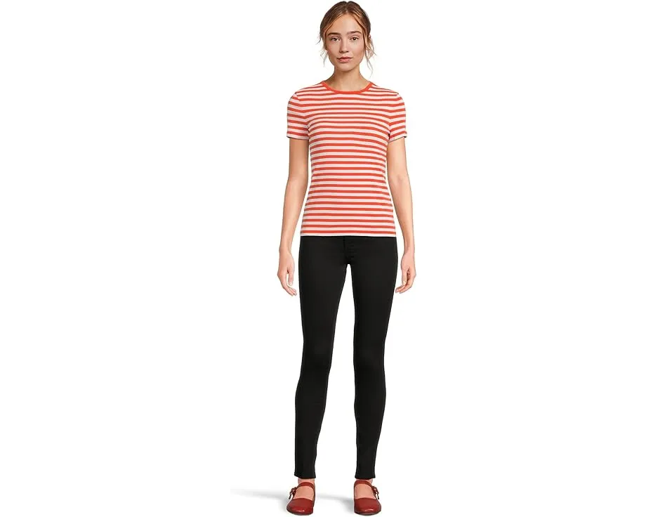 Узкие джинсы Levi's Womens 711 Skinny с кожаным патчем и эластичной тканью