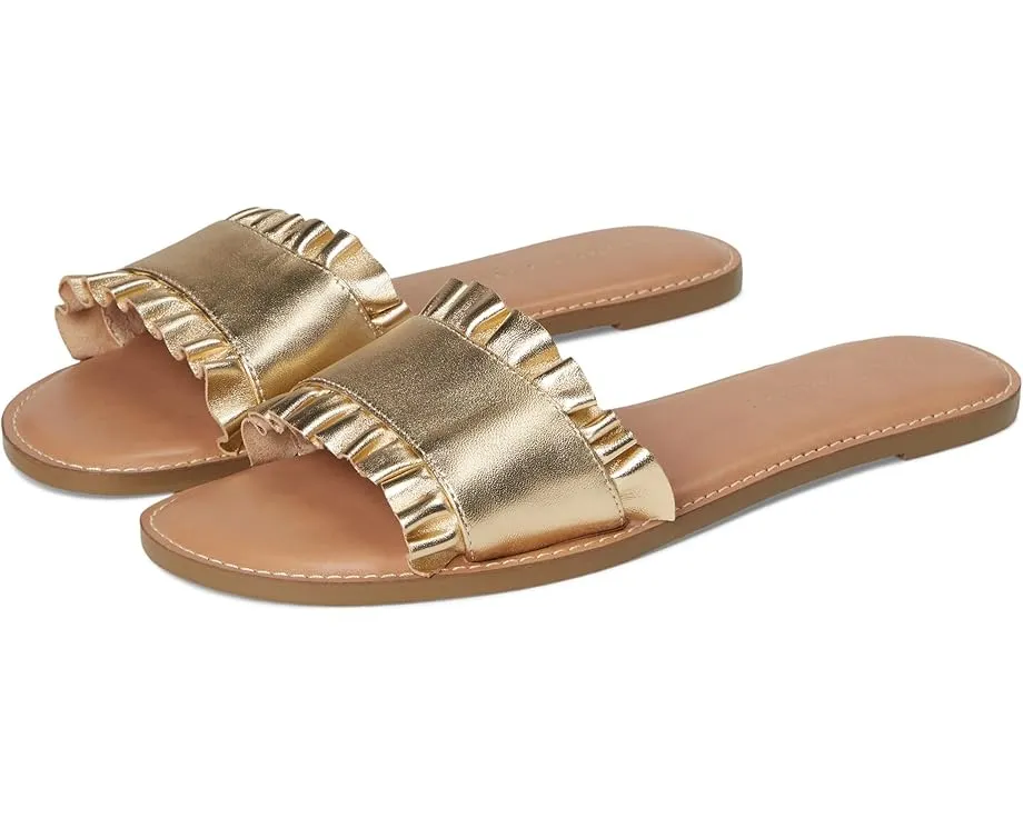 Сланцы Jack Rogers Rozette с рюшами и квадратным носком