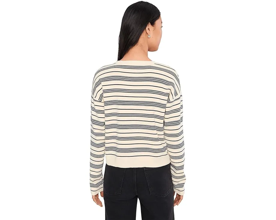 Свитер 525 america Vivienne Stripe Drop Shoulder Henley с полоской и планкой