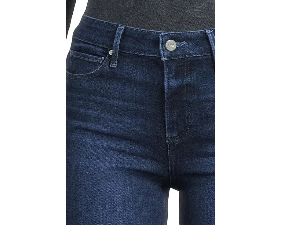 Paige Джинсы Cindy с прямым кроем и темным оттенком