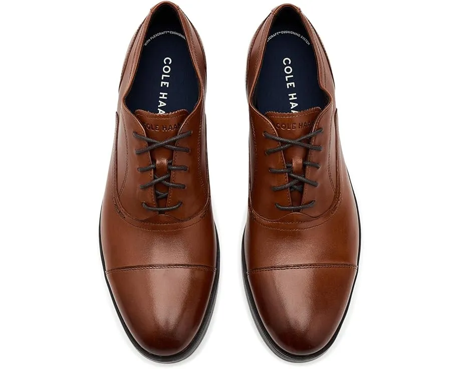 Оксфорды Cole Haan Newmark Grand с мыском и кожаной подкладкой