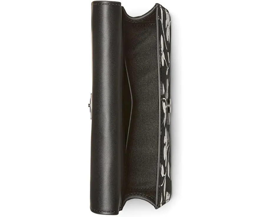 Kate Spade New York Deco Uptown Blooms Printed Suede мини кроссбоди на цепочке