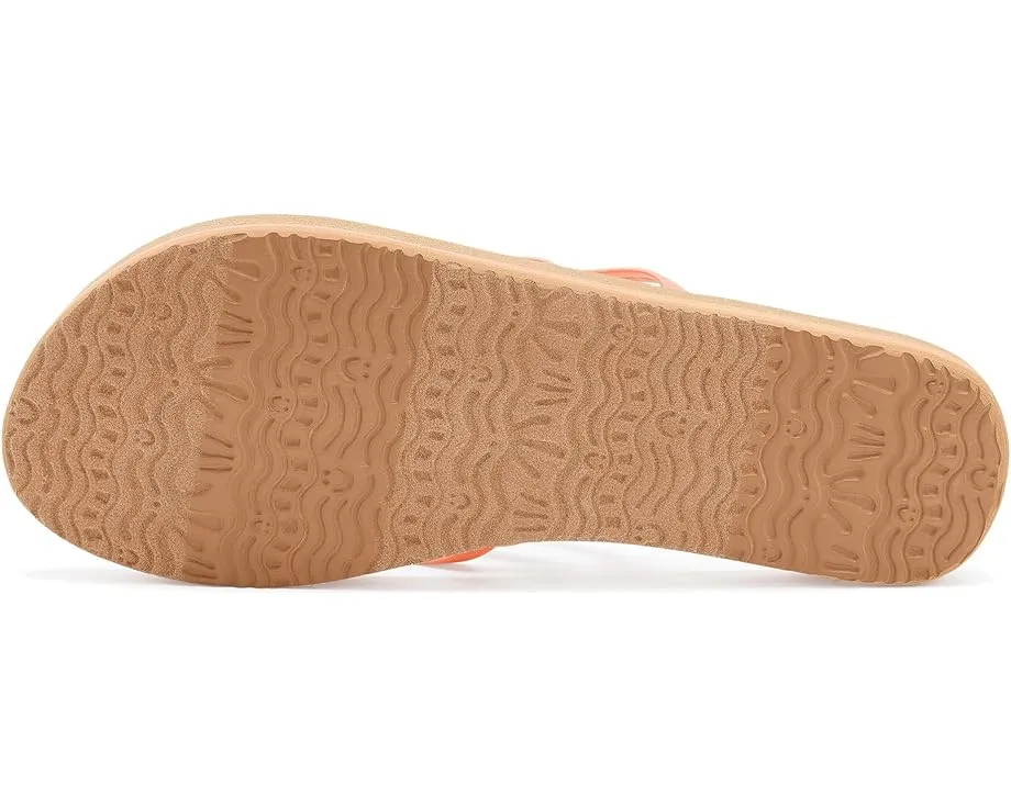 Sanuk Yoga Sandy II сланцы с несколькими ремешками и стелькой из пены с эффектом памяти