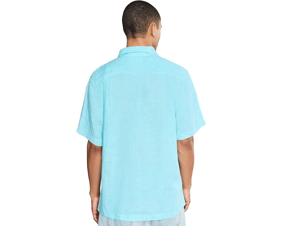 Льняная рубашка Tommy Bahama S/S Paradise Breezer с боковыми разрезами