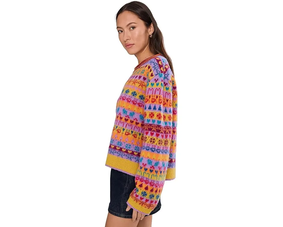 Свитер Free People Favorite Things с круглой горловиной и узором