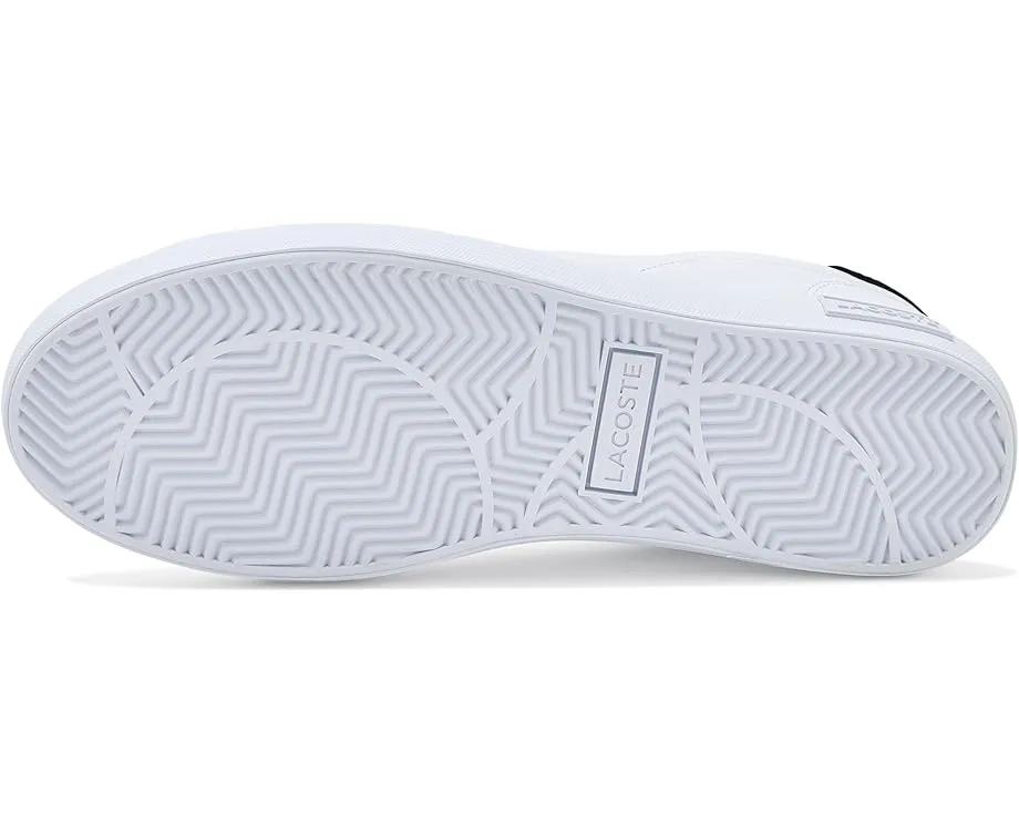 Кроссовки Lacoste Powercourt из кожи с вышитым крокодилом