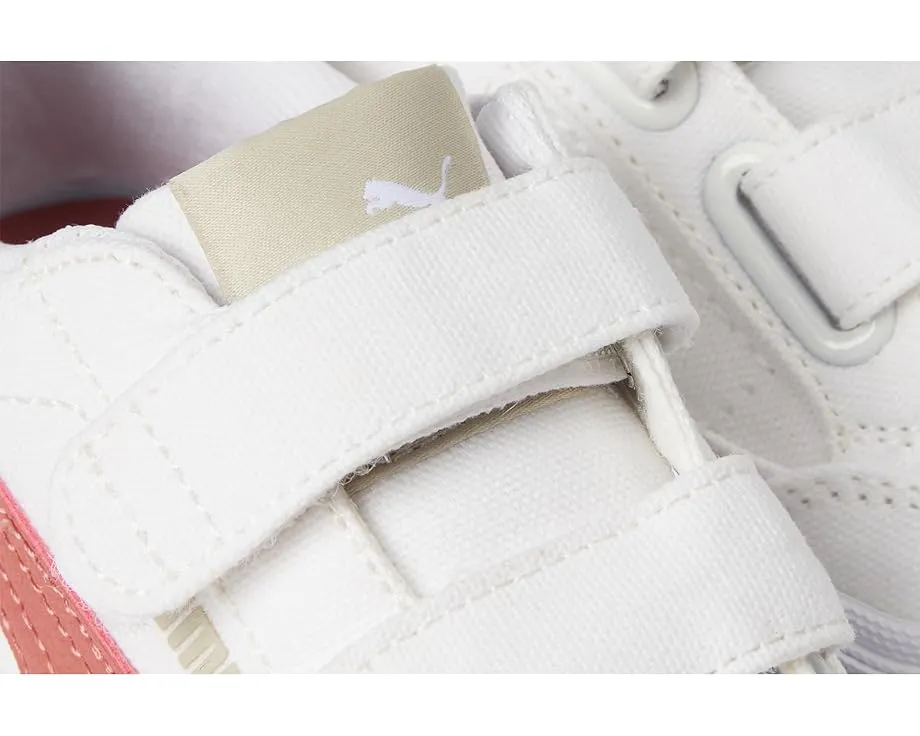 Кроссовки PUMA Kids Court Classic Vulc на липучках с подошвой из каучука