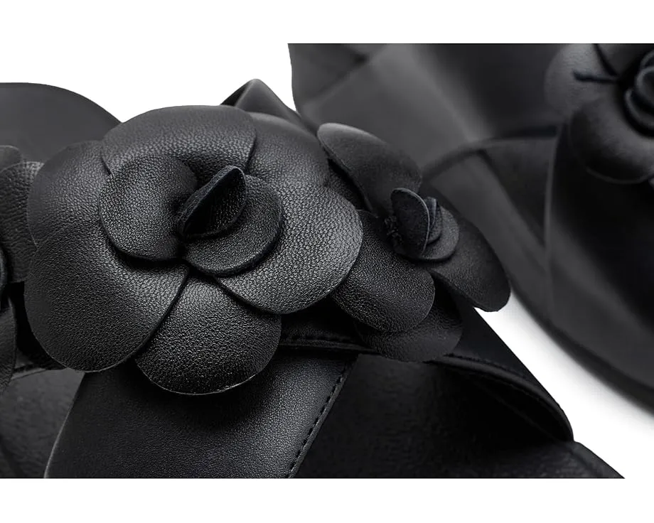 Сланцы FitFlop Lulu Flower Cross с цветочным перекрестным дизайном