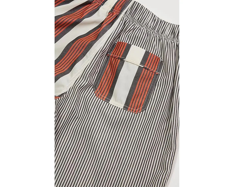 Burberry Kids шорты Felix Stripe для детей в полоску с контрастными панелями