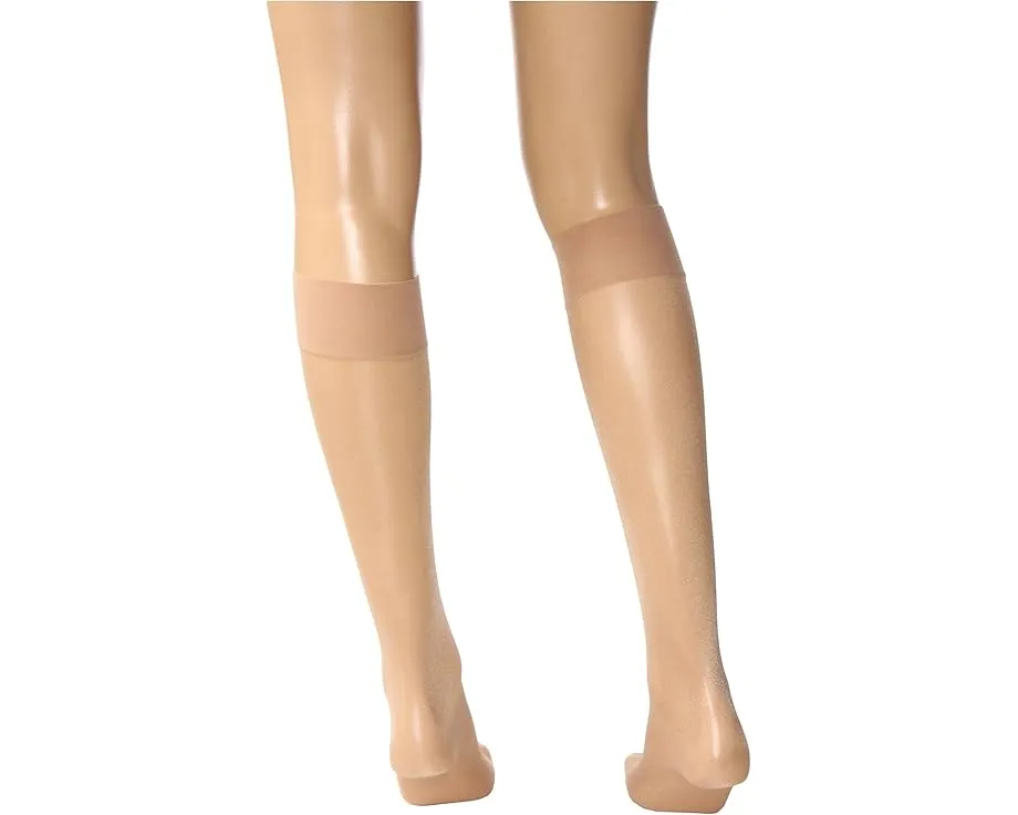 Гольфы Wolford Satin Touch 20 с широкой мягкой резинкой