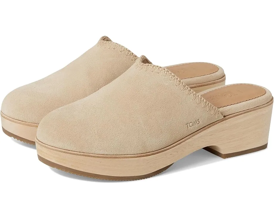 Клоги TOMS Addison Clogs из дерева с технологией CloudBound