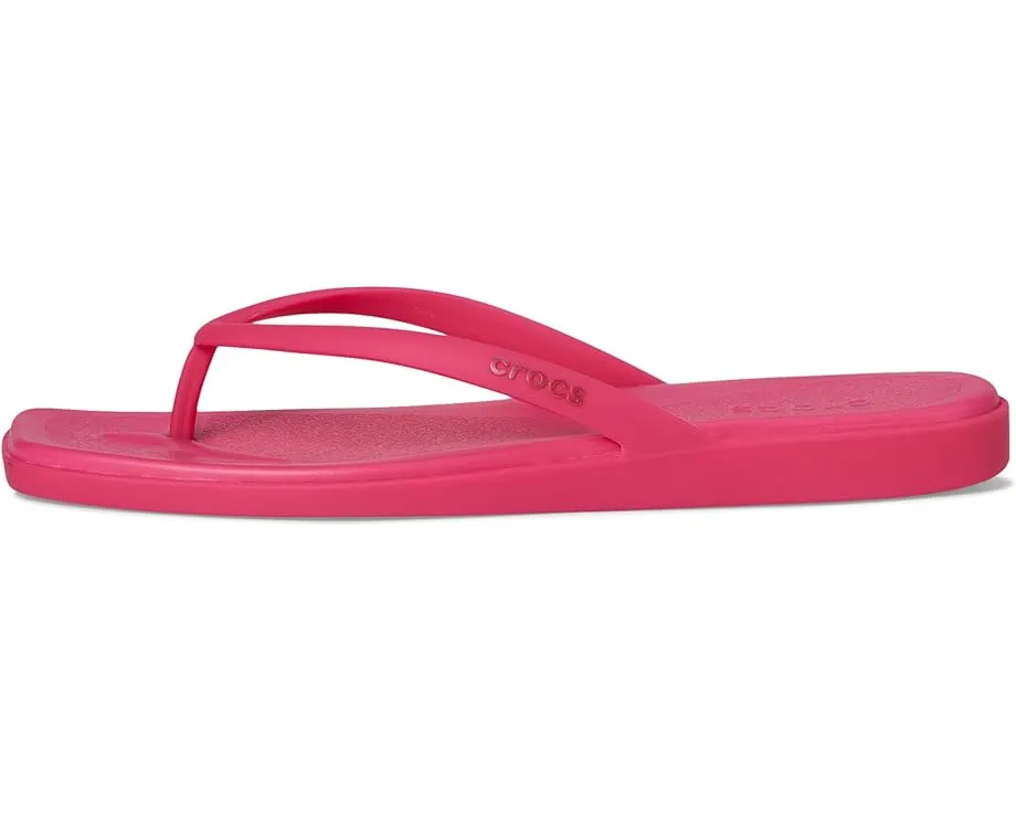 Сланцы Crocs Miami Flip с клиновидной подошвой и квадратным носком
