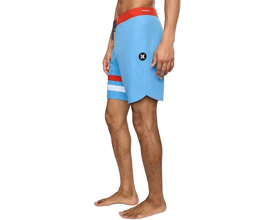 Шорты для серфинга Hurley Phantom Eco Block Party 18 дюймов с цветными блоками и эластичной тканью