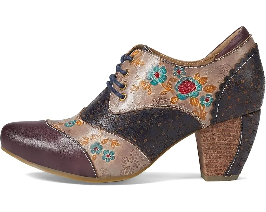 Ботильоны L'Artiste by Spring Step Adelvice-Fleur с ручной росписью и шнуровкой