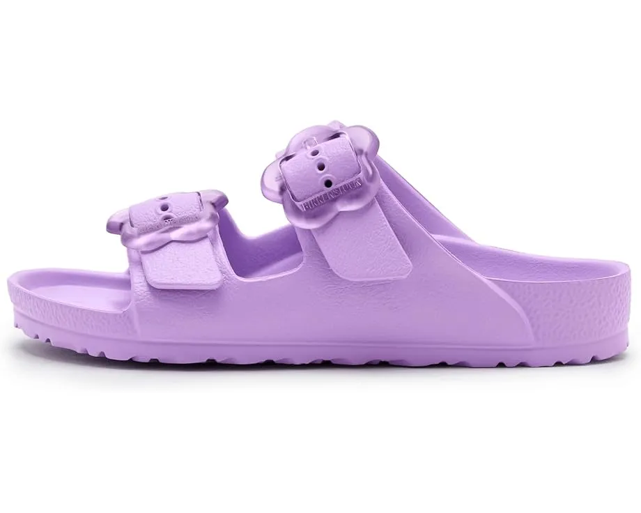 Детские сандалии Birkenstock Kids Arizona Eva Essentials с цветочной пряжкой из легкого материала EVA