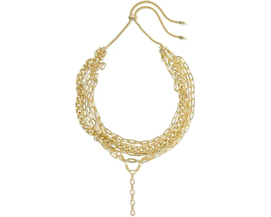 Колье Bella Statement с регулируемой цепью и подвесками от Kendra Scott