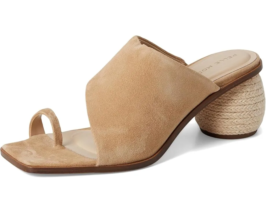 Pelle Moda сандалии Lahni Slide с асимметричным верхом и каблуком из джута