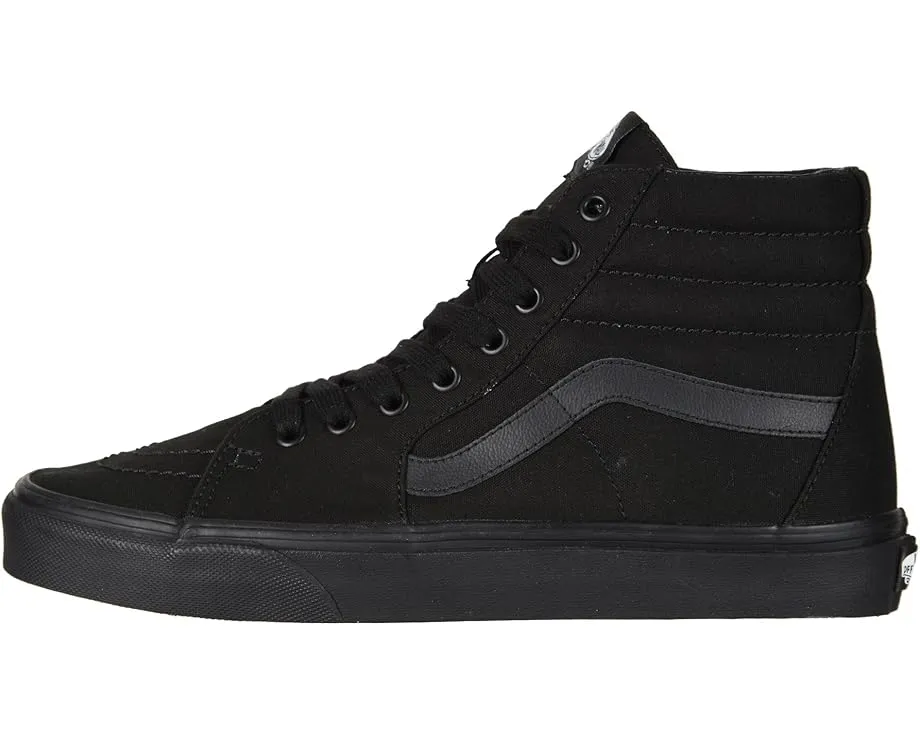 Высокие кроссовки Vans SK8-Hi с кожано-тканевым верхом и подошвой из каучука