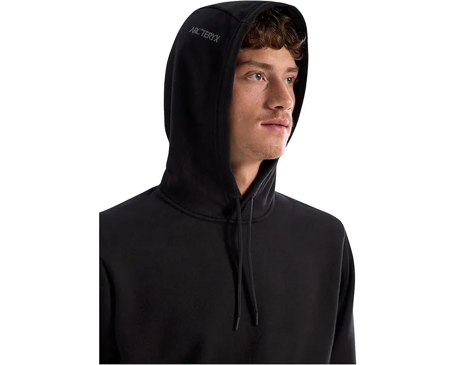 Флисовая толстовка Arc'teryx Emblem Fleece с капюшоном из органического хлопка