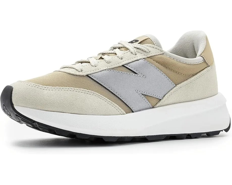 Кроссовки New Balance Classics 370 V1 из замши и сетки с резиновой подошвой