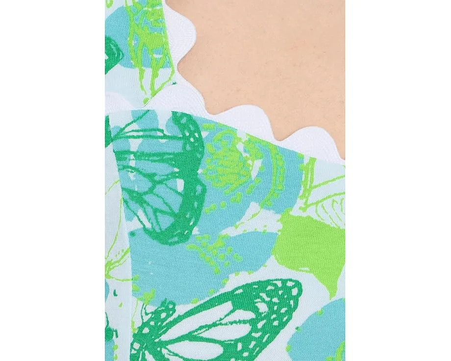 Платье миди Dwyer от Lilly Pulitzer с квадратным вырезом