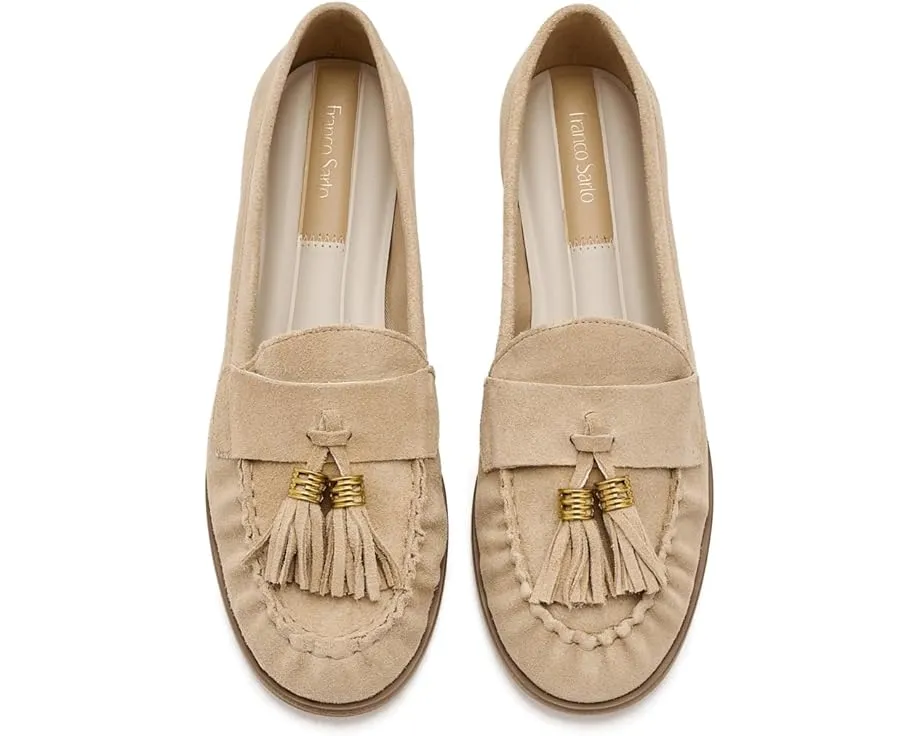 Лоферы Franco Sarto Carita с заостренным носком и кисточкой на экологичной коже