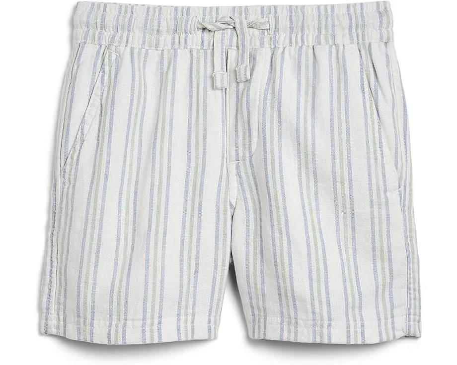 Льняные шорты abercrombie kids для детей старшего возраста