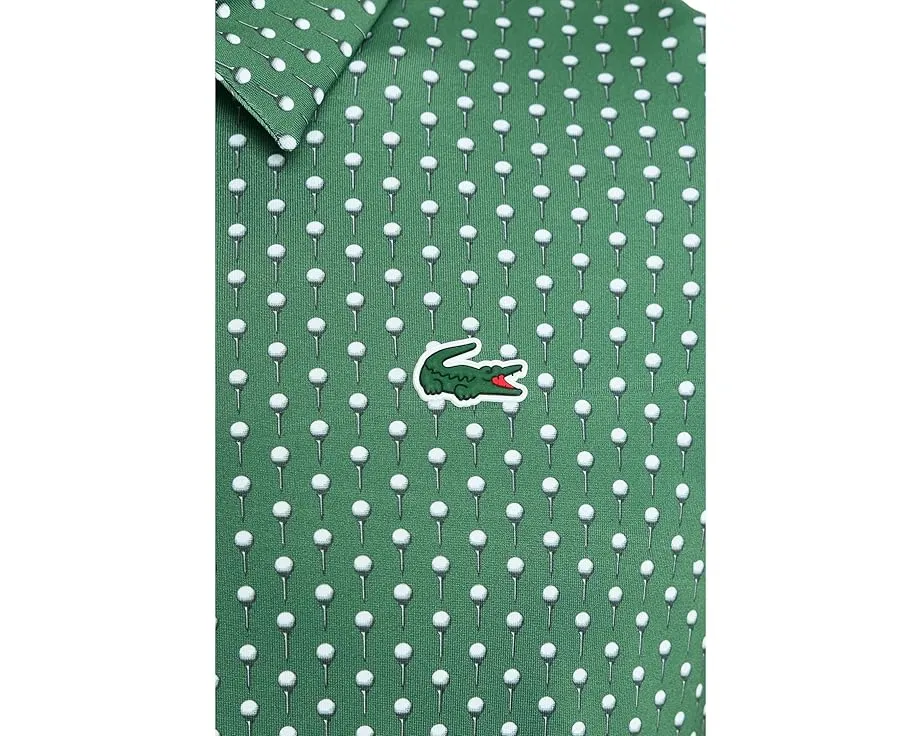 Lacoste поло для гольфа с принтом и технологией Ultra Dry