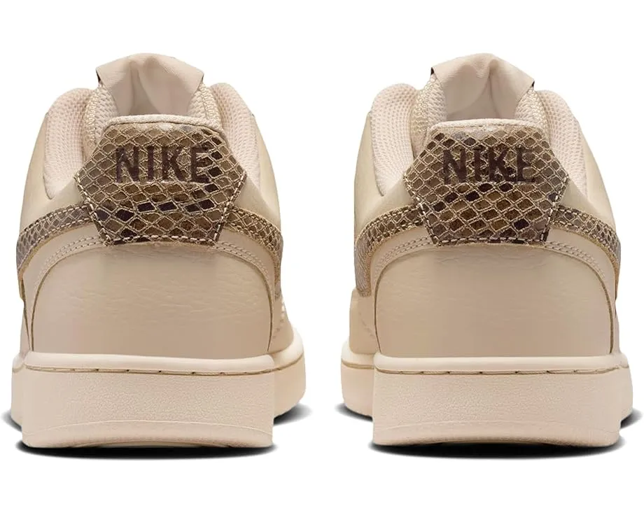 Кроссовки Nike Court Vision Low из искусственной кожи с перфорацией