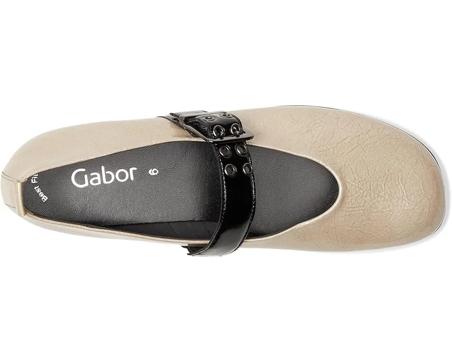 Gabor 74.152.92 балетки Mary Jane с квадратным носком